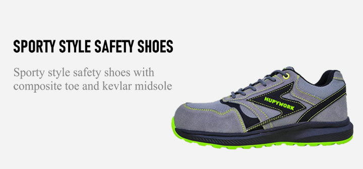 Sporty style safety shoes